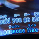 Karaoke screen in Tokyo, Japan